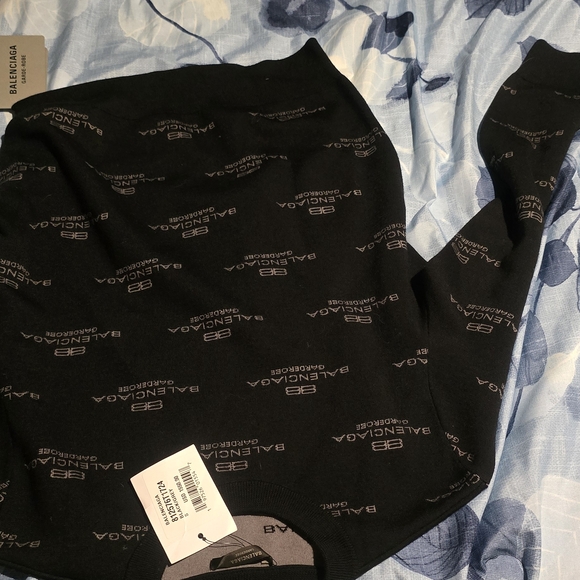 Balenciaga Black Logo Sweater